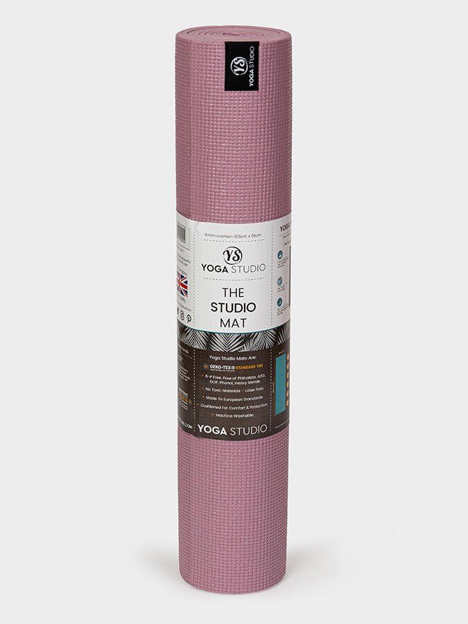 The Yoga Studio Sticky Yoga Mat 6mm - Dusty Pink 5/5