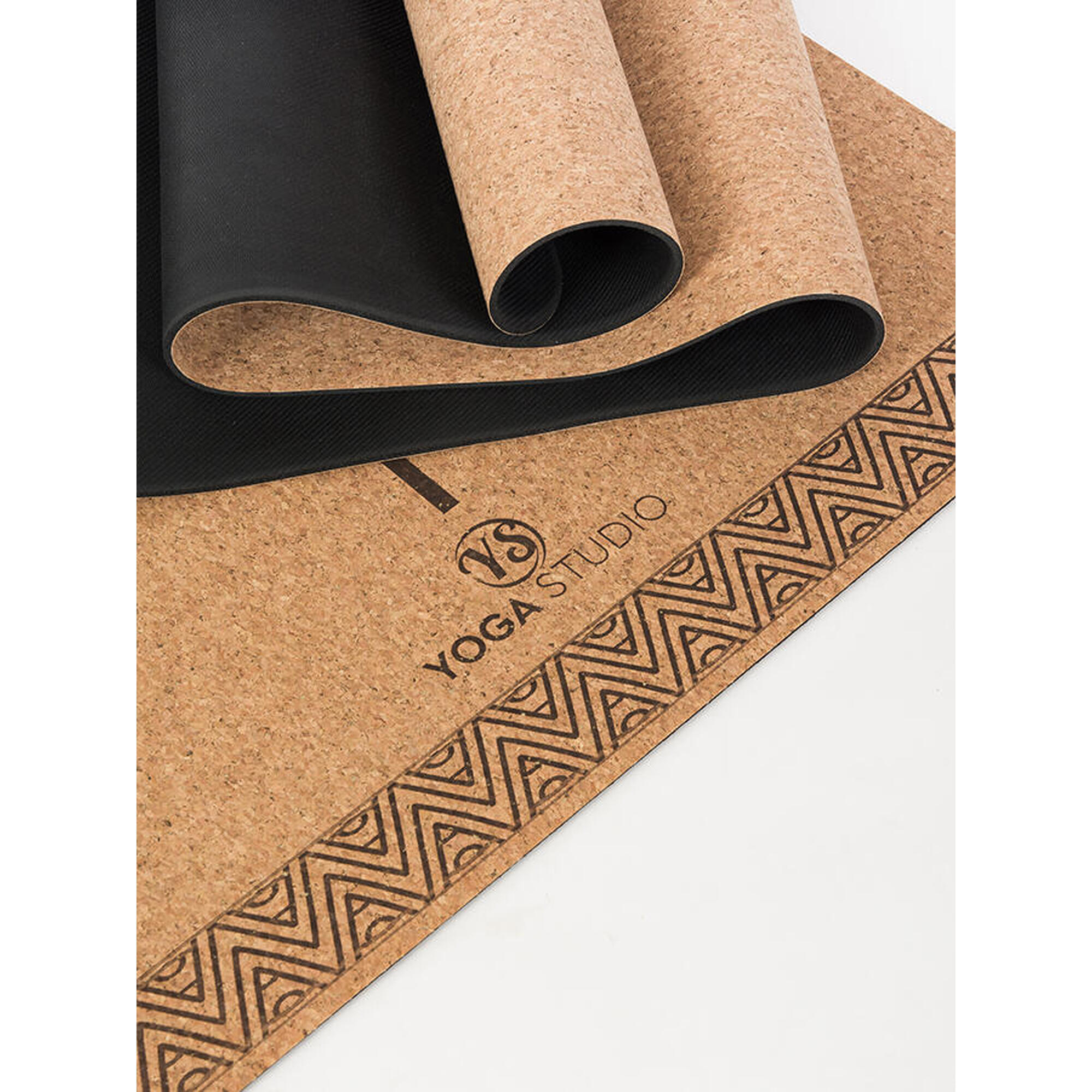 Yoga Studio Alignment Cork Yoga Mat 4mm 1/5