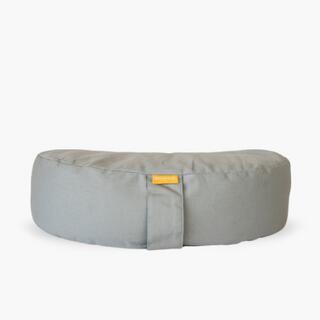 Yoga Meditation Halfmoon cushion cover - Grey