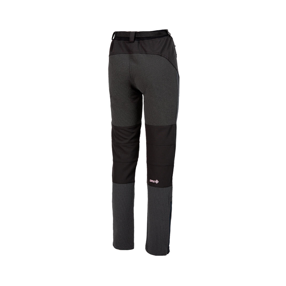 Izas Pantalon d'escalade AUBER W : Durable et ajustable avec tissu déperlant et 2/3