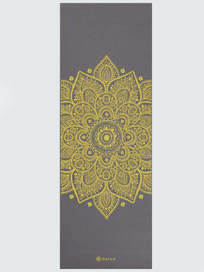 Gaiam Premium Citron Sundial Yoga Mat 6mm 2/4