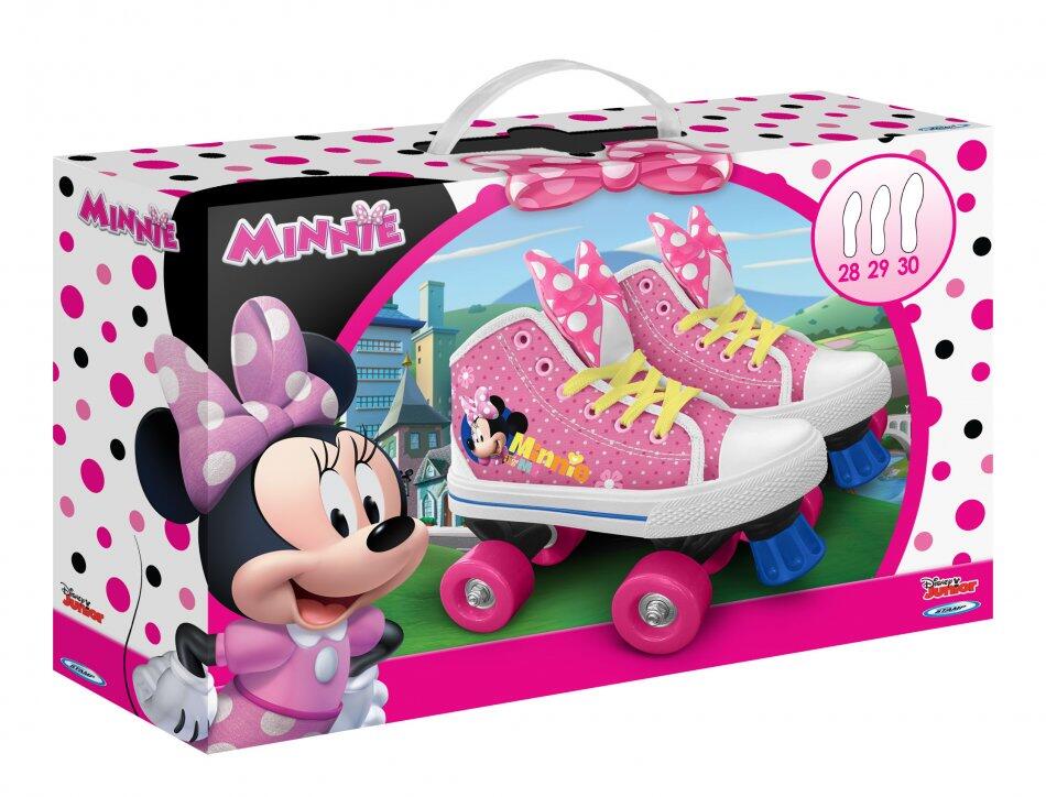 Disney Minnie Mouse Patins à roulettes Filles Rose/Blanc 3/5
