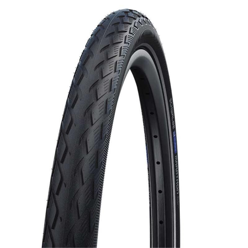 Schwalbe - Buitenband - Marathon G-Guard - 26 inch x 1 3/8 - Zwart Reflecterend