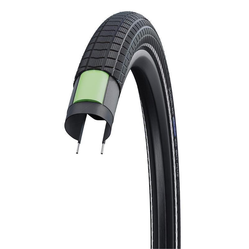 Schwalbe Buitenband - Big Ben K-Guard - 28 inch x 2.00 - Zwart Reflecterend