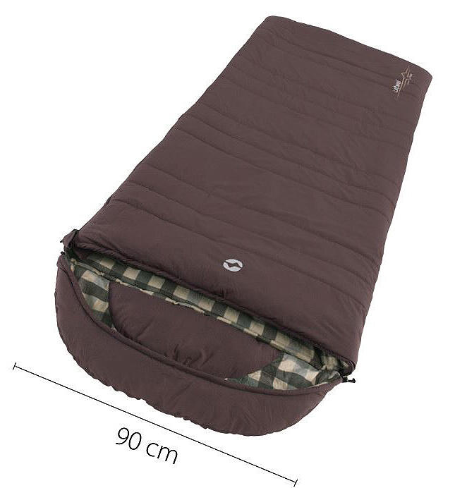 Śpiwór z poduszką Outwell Camper Supreme 235 x 90 cm (-28°C)