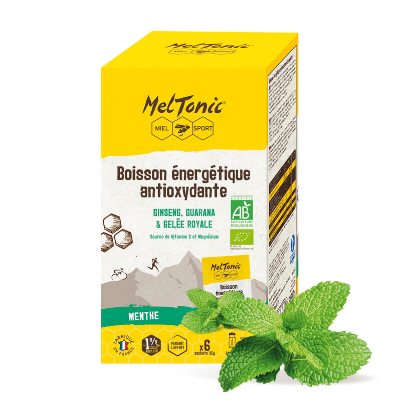 BOISSON ENERGETIQUE ANTIOXYDANTE BIO MENTHE ETUI x6 SACHETS