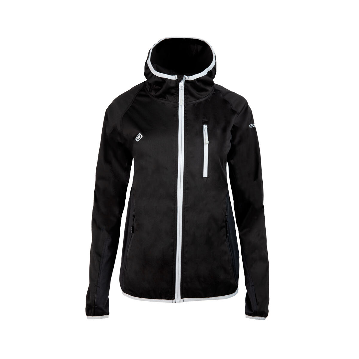Izas - Izas Argon Veste Softshell De Montagne Et De Trekking Pour Femme Argon - Softshell - Gris|noir - 40 M - Decathlon