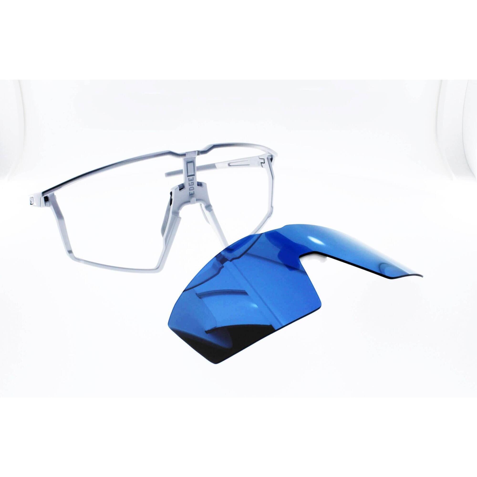 Okulary rowerowe Julbo Edge -  Silver/biały | Spectron cat 3Cf 5/7