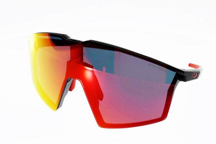 Masque mixtes Julbo J5621114 Edge, noir rouge, verre indice 3 flashé rouge