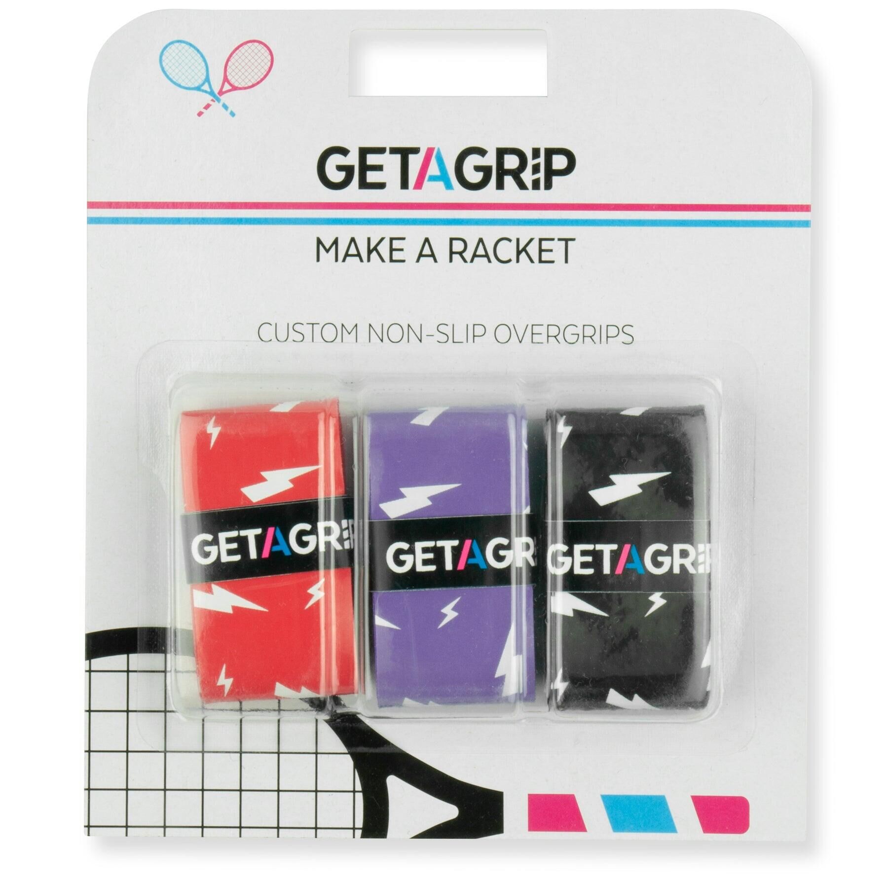 GET A GRIP Get A Grip Tennis Grips - Charged Up Pack