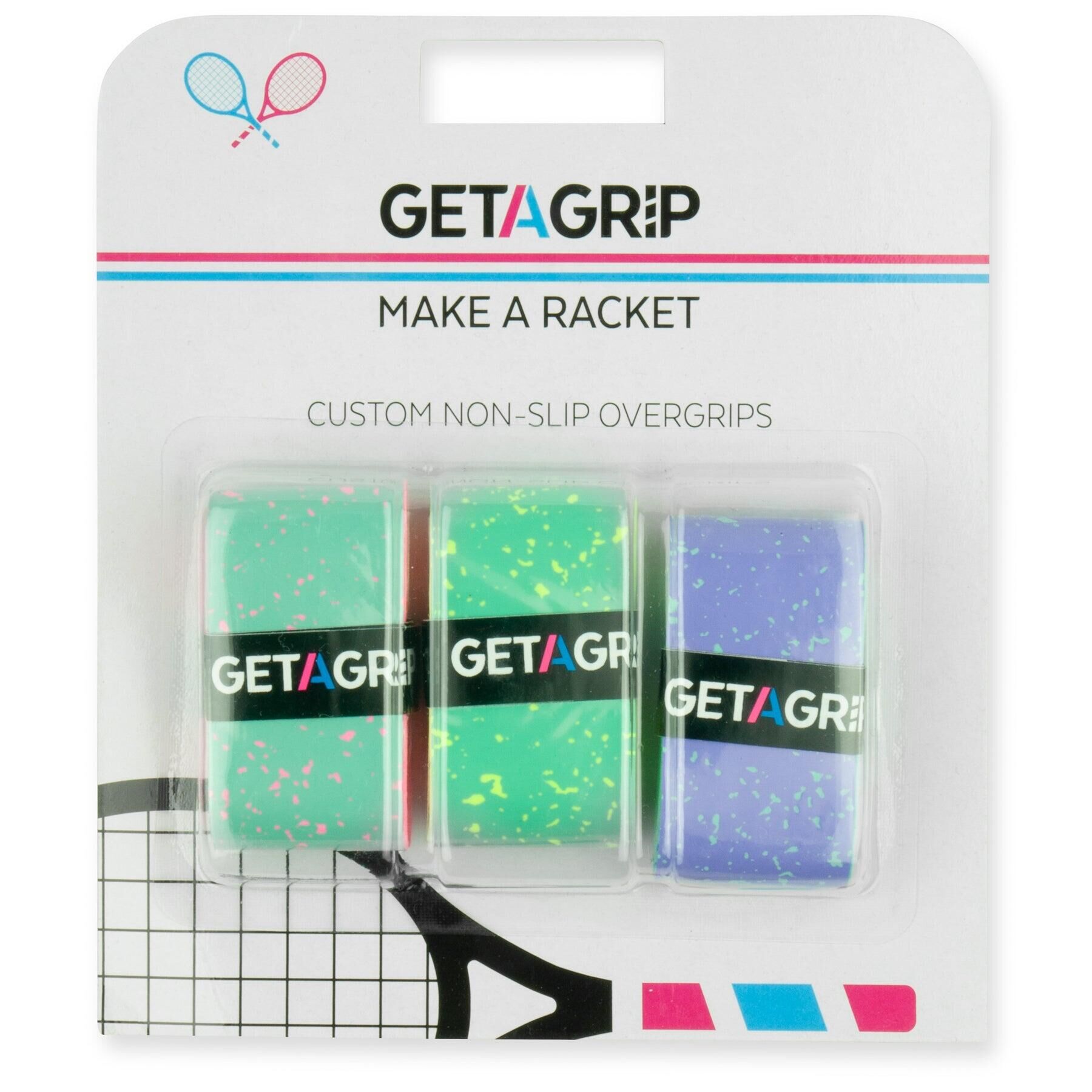 GET A GRIP Get A Grip Tennis Grips - Paint The Lines Pack