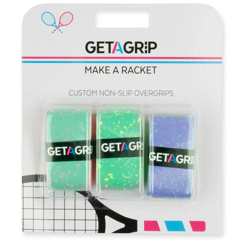 Get A Grip Tennis Grips - Paint The Lines Pack