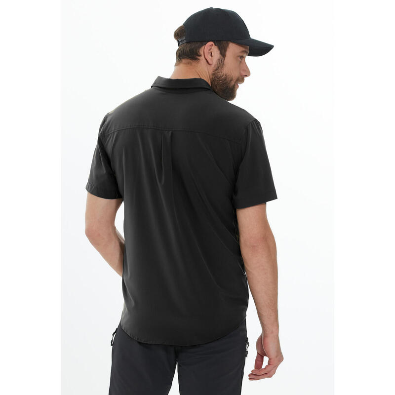 Funktionshemd Jeromy M Wandern/Outdoor/Trekking Unisex Black Atmungsaktiv