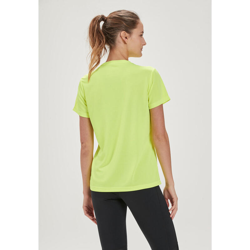 Sportshirt Vista W Performance Fitness/Gym Damen Safety Yellow Atmungsaktiv