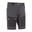 kurze Wanderhose Lara W Wandern/Outdoor/Trekking Damen Asphalt Atmungsaktiv