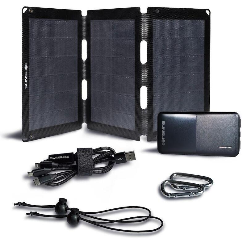 Nomadisch energiepakket | 18W zonnepaneel met 37Wh batterij