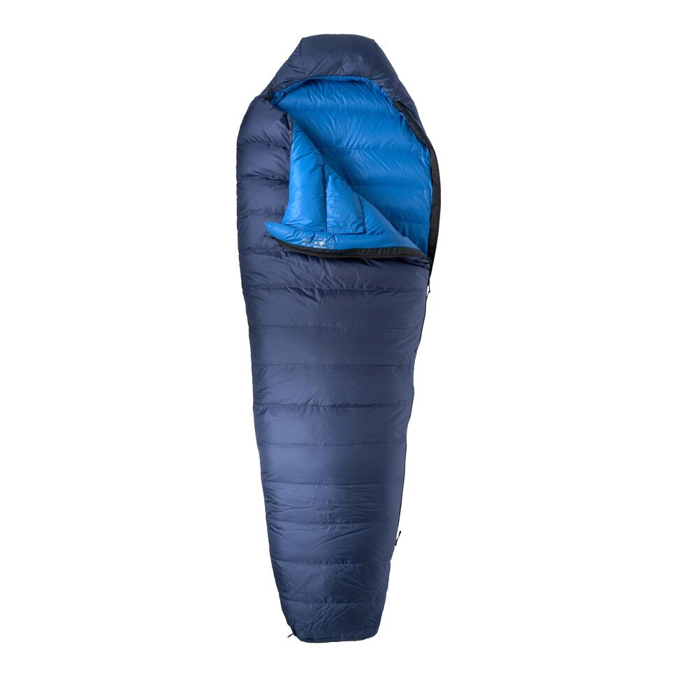 Śpiwór puchowy mumia KIBO +5 Nylon - 225x80 cm - 795gr - +5°C