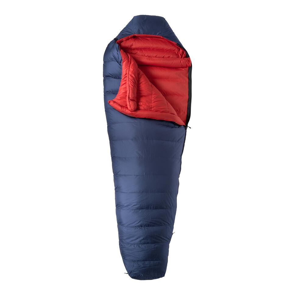 Śpiwór puchowy mumia Kibo Zero- Nylon - 225x80 cm - 995gr - 0°C