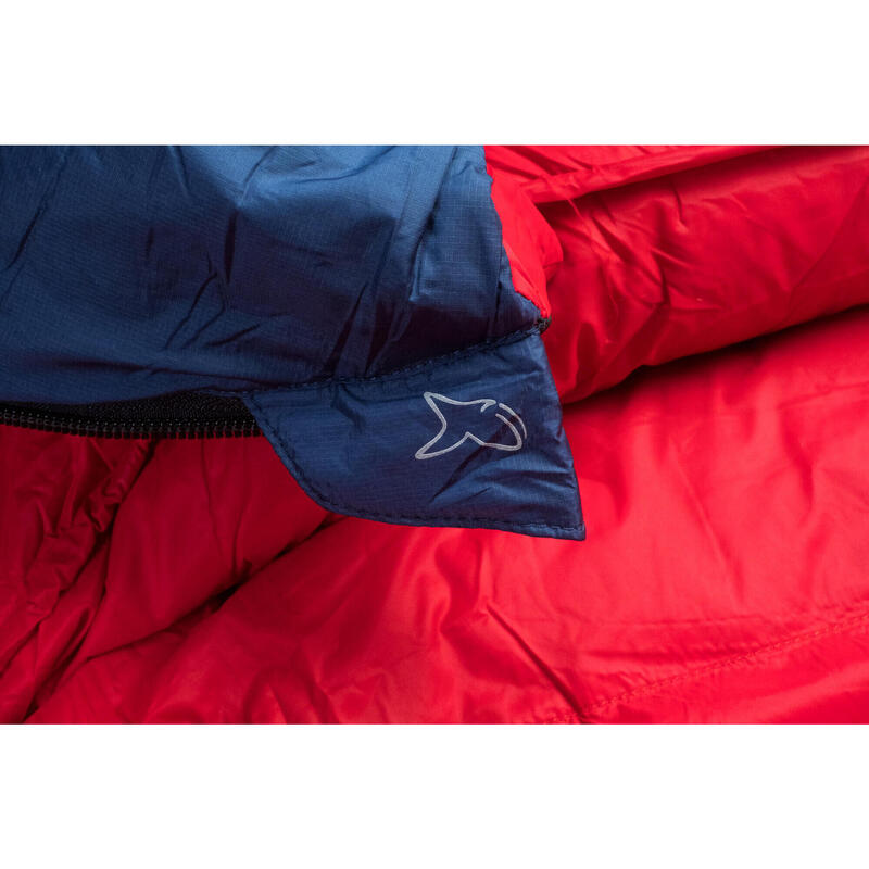 Saco de dormir momia de plumón KIBO ZERO- Nylon - 225x80 cm - 995gr - 0°C