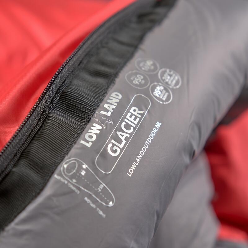 Saco de dormir momia de plumón Glacier Expedition-Nylon-230x80 cm-1690g- -20°C