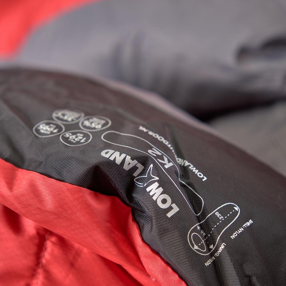 K2 Expedition - Sac de couchage en duvet - Nylon - 225x80 cm - 1995gr -35°C 3/6