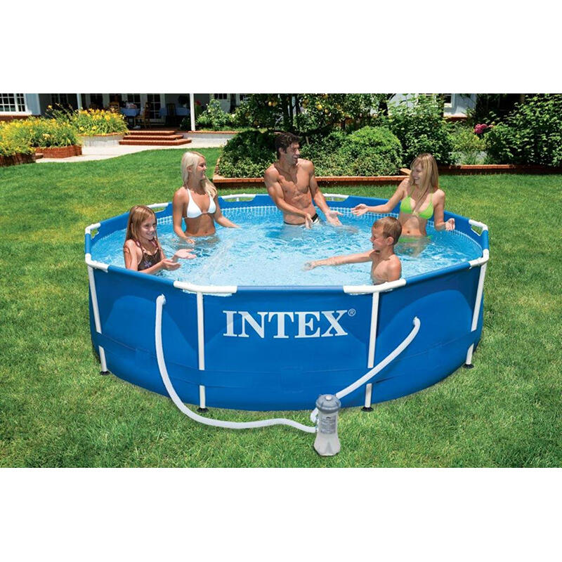 Zestaw basenowy Intex Metal Frame, stelażowy, 305x76 cm, model 28202NP