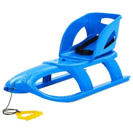 VidaXL Slee met zitje 102,5x40x23 cm blauw