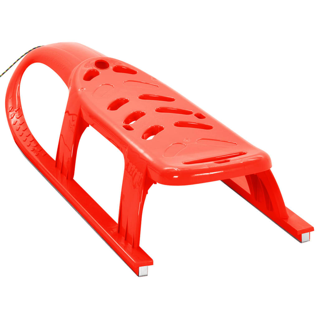 Trineo para niños polipropileno rojo 102,5x40x23 cm 4/6