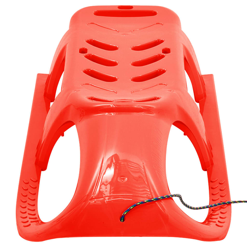 Trineo para niños polipropileno rojo 102,5x40x23 cm 2/6