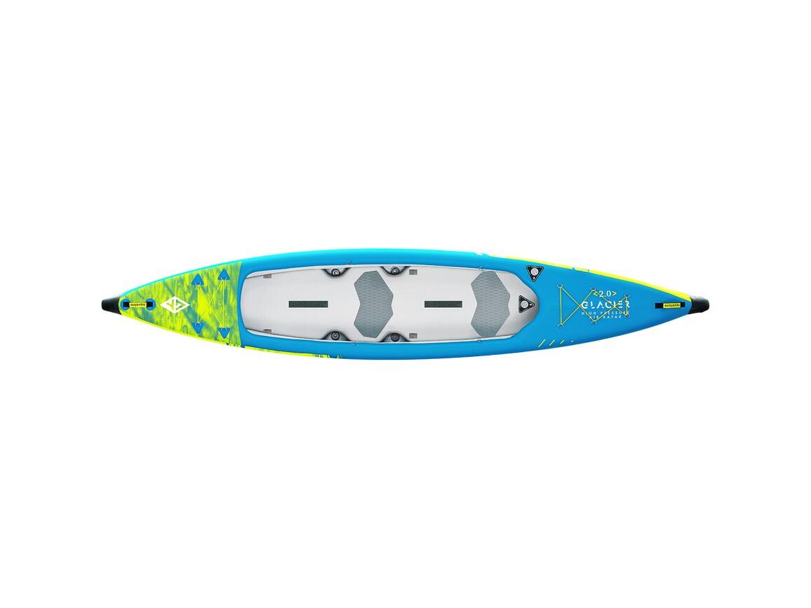 Kajak pompowany dwuosobowy Aquatone Glacier 14'0" TK-601 2/7