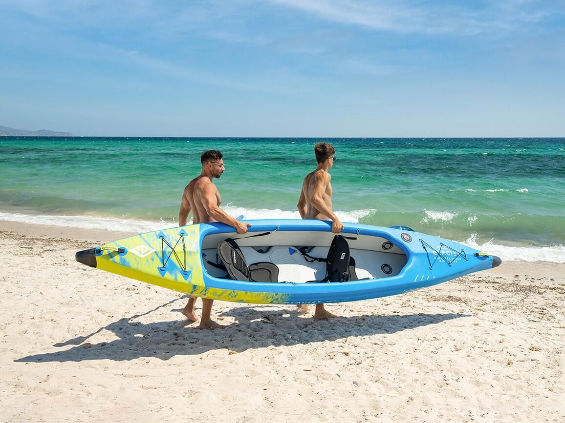 Kajak pompowany dwuosobowy Aquatone Glacier 14'0" TK-601 4/7