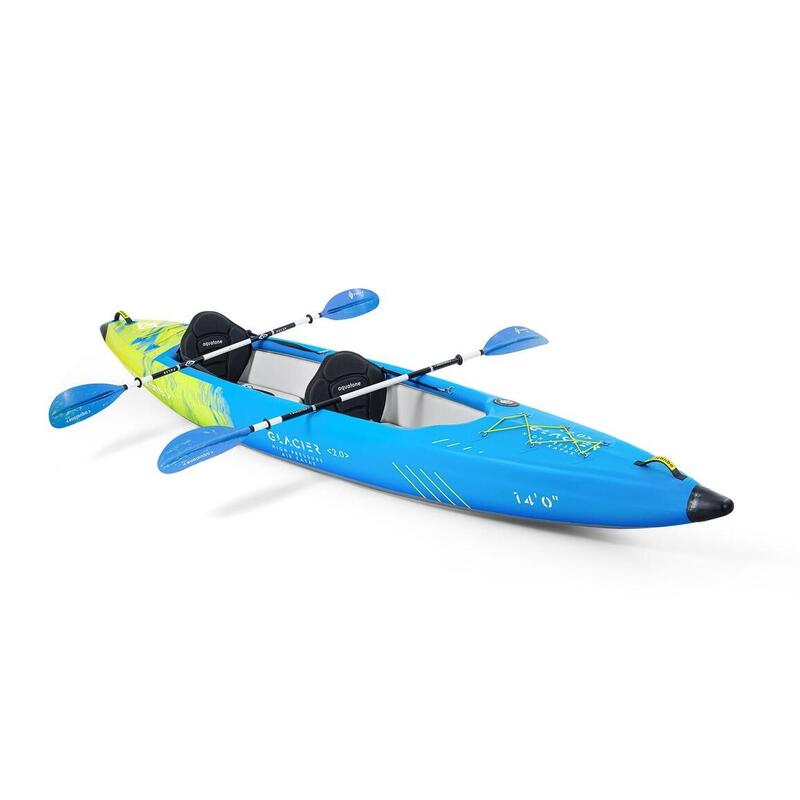Kajak pompowany dwuosobowy Aquatone Glacier 14'0" TK-601