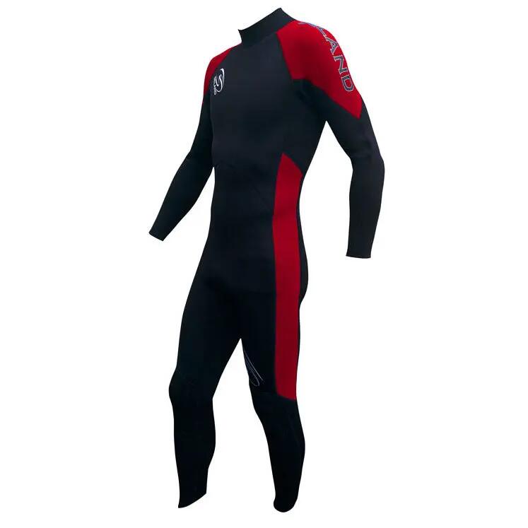 Traje de neopreno Surf NIÑO agua templada 3/2 mm Rojo SOMO 2/3