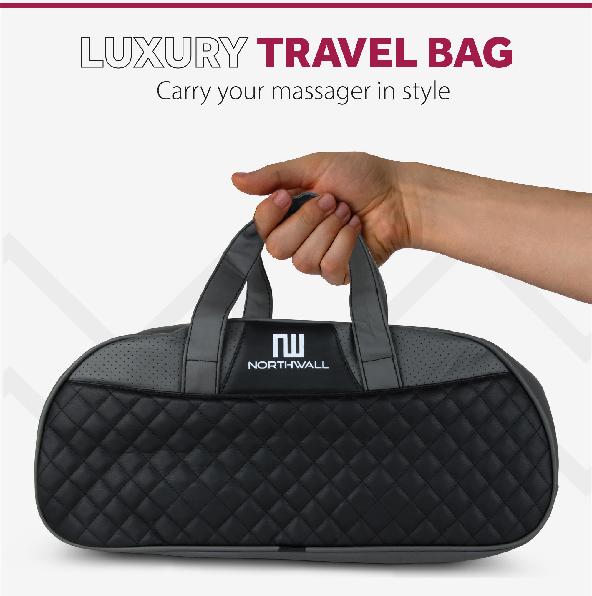 Coussin de massage à infrarouge avec étui de transport - Masseur Electrique 3/7