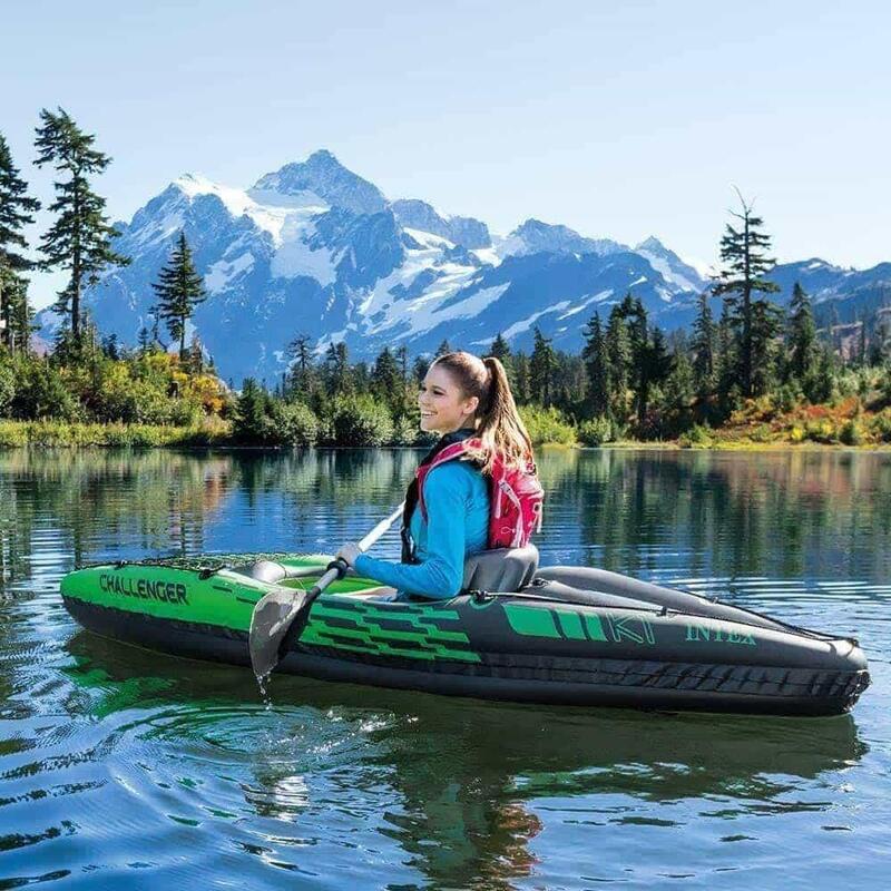 Challenger K1 - 1 person Inflatable Kayak - Green