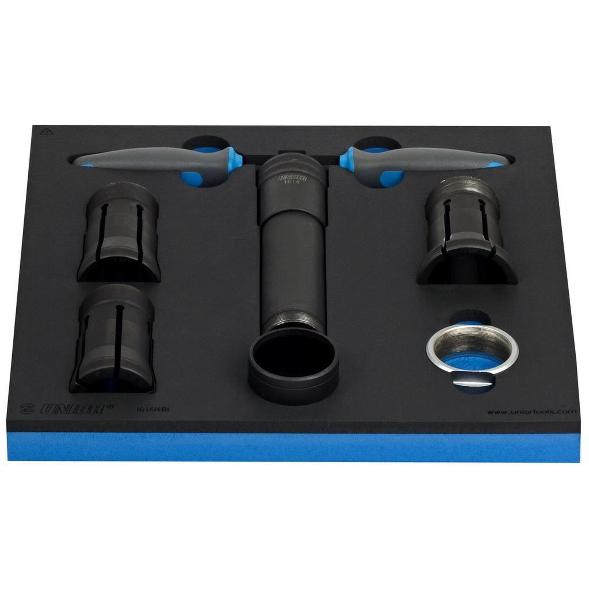 UNIOR Universele balhoofdcup trekker - 1 inch - 1.1/8 inch - 1.1/4 inch - 1.1/2 inch