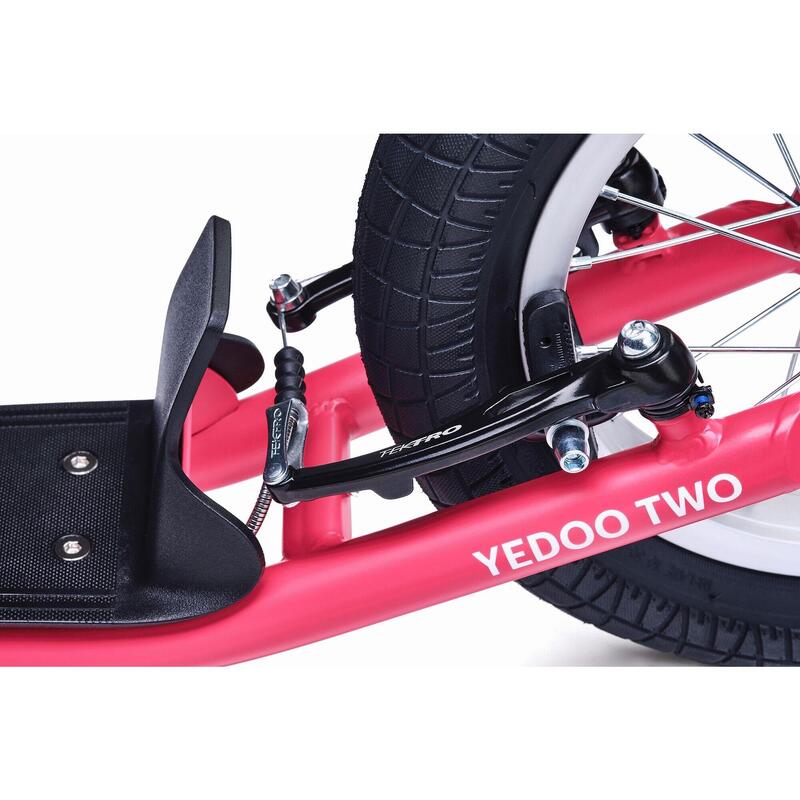 Scooter mit Lufträder  Two  Rot