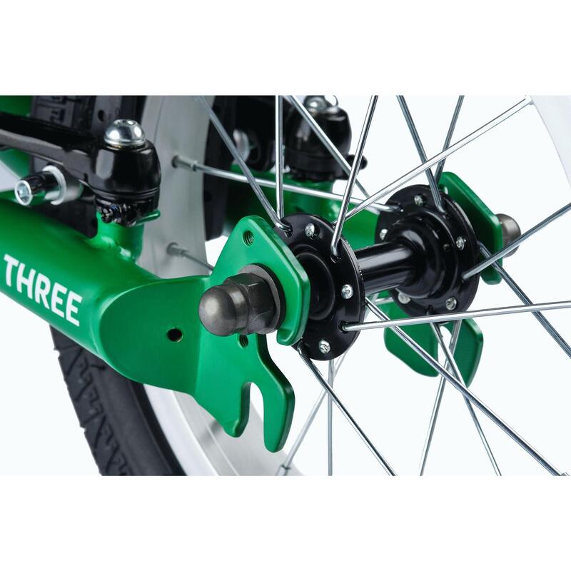 Trottinette avec pneus gonflables  Three  Noir