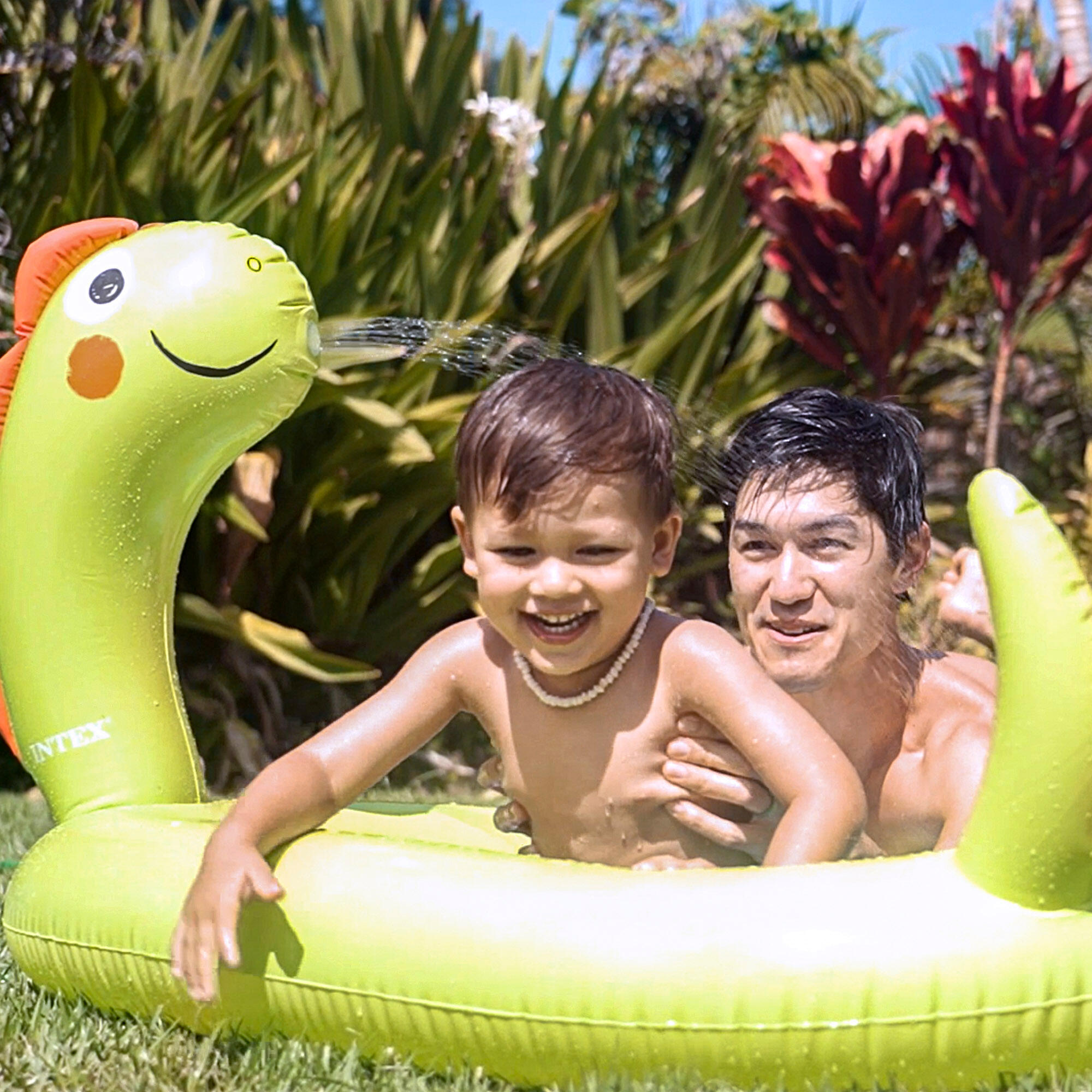 Aufblasbares Kinderbecken Intex Dinosaur Playpool 2/7