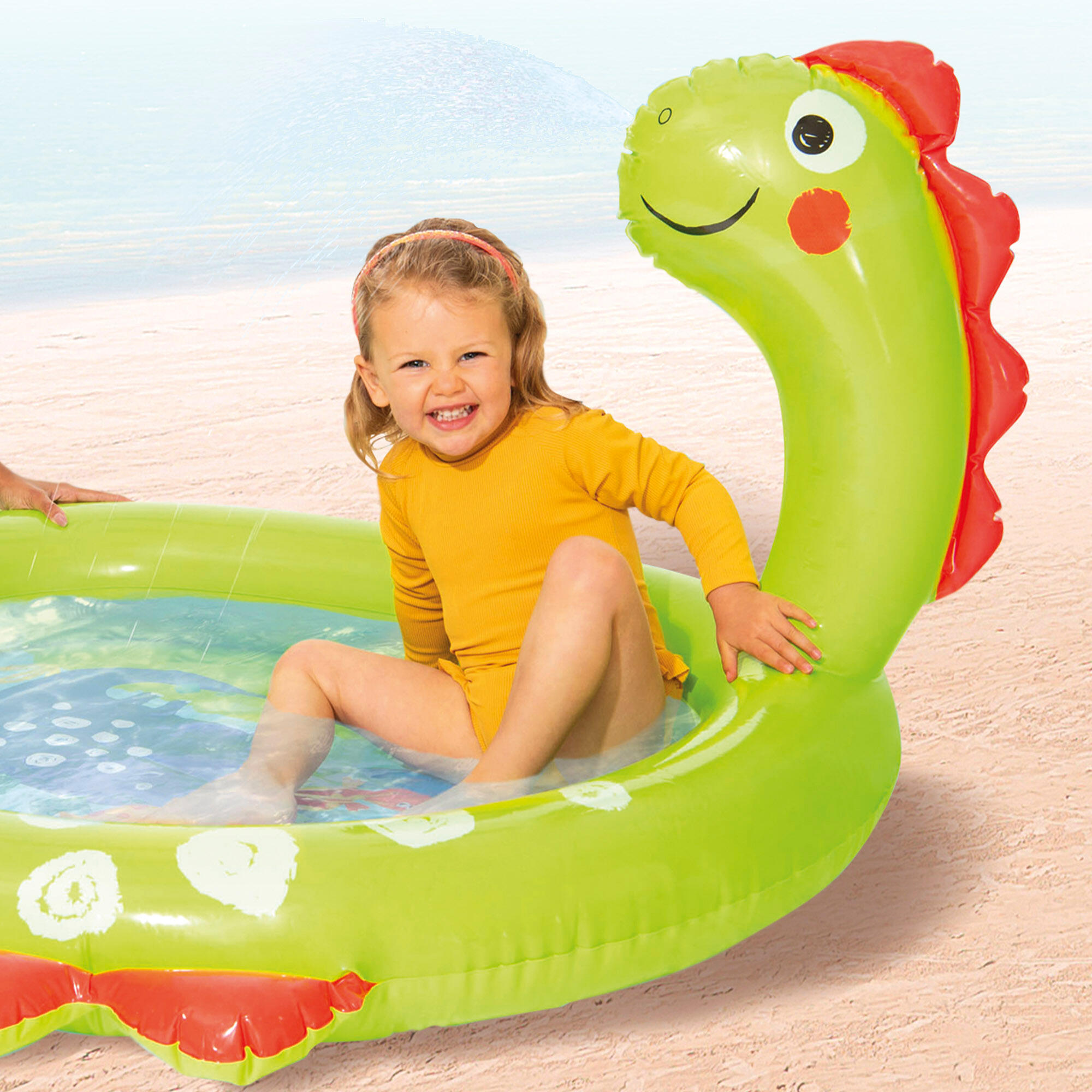 Aufblasbares Kinderbecken Intex Dinosaur Playpool 6/7