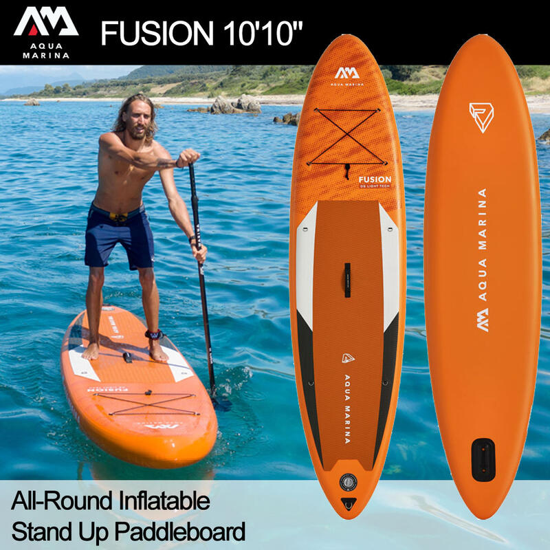 Stand Up Paddle Gonflable - Fusion 10'4" - 15cm d'épaisseur - avec pompe,