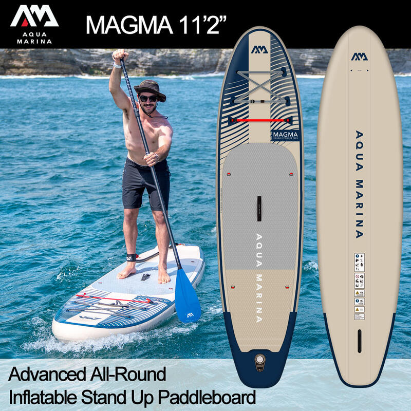 PACK (SUP.POMP.PAG.LEASH) PADDLE GONFLABLE MAGMA 11'2 2023