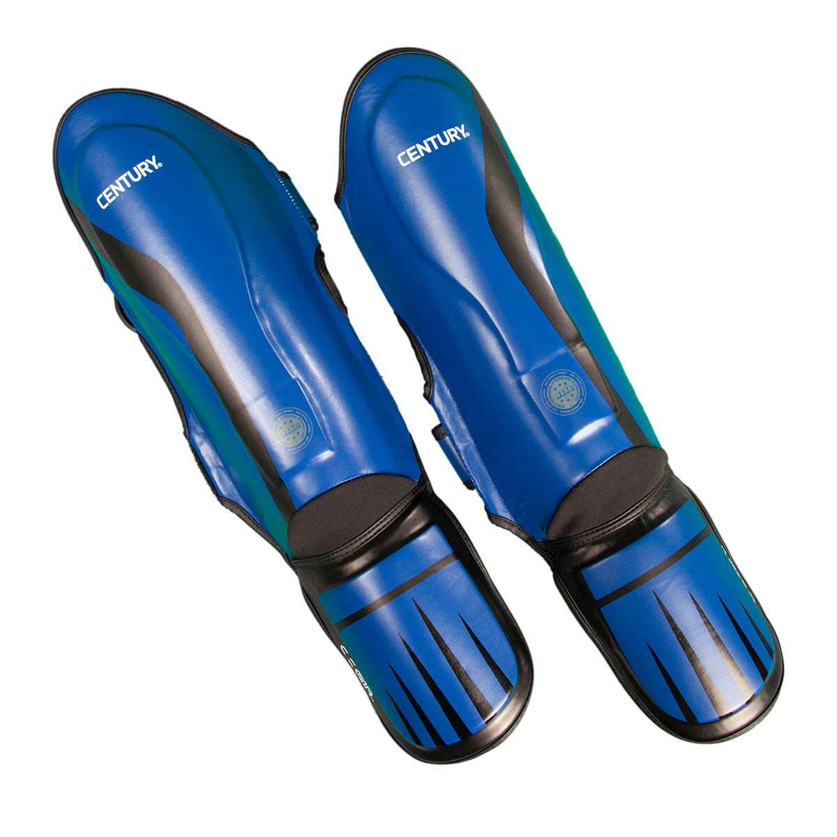 Century - Protège-tibias Arts Martiaux Certifié Wako C-gear Integrity Century - Protège Tibia Et Pied - Bleu - 48 Xl - Decathlon