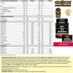 Batido recuperador muscular Crown Sport Nutrition chocolate