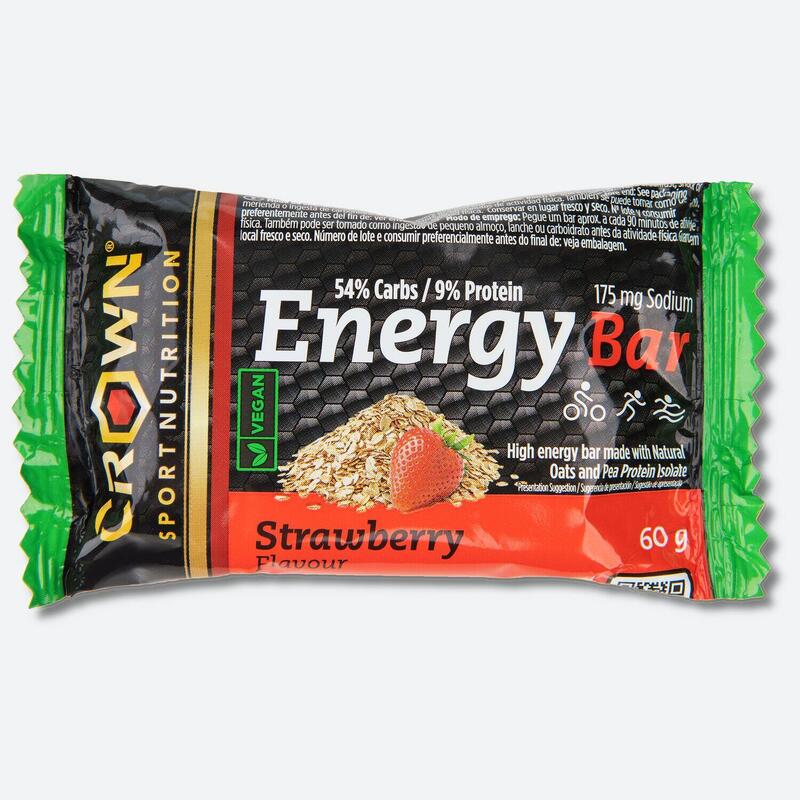 Barrita energética vegana de avena ‘Vegan Energy Bar‘ de 60 g Fresa