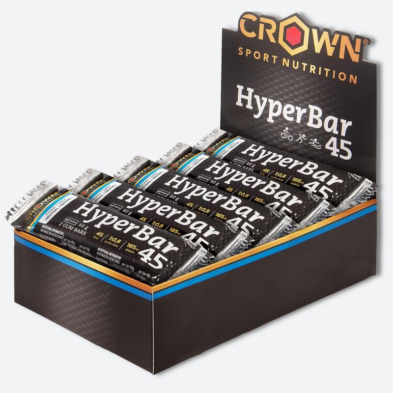 Caixa com 10 barras energéticas gomosas de 60g ‘HyperBar 45‘ Neutra Exclusivo Online      34,73€  Preço por quantidade 578,84€kg CROWN SPORT NUTRITION Caixa com 10 barras energéticas gomosas de 60g ‘HyperBar 45‘ NeutraVendido e expedido por: Crown Sport Nutrition    