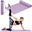 Tappetini yoga fitness adulto Neo-Sport 6 mm, Purple