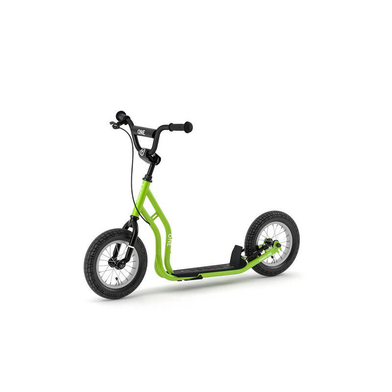 Scooter mit Lufträder  One  Grün