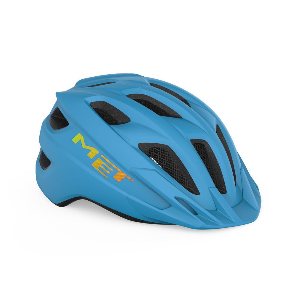 MET Crackerjack Cyan Matt Youth Cycle Helmet 1/4