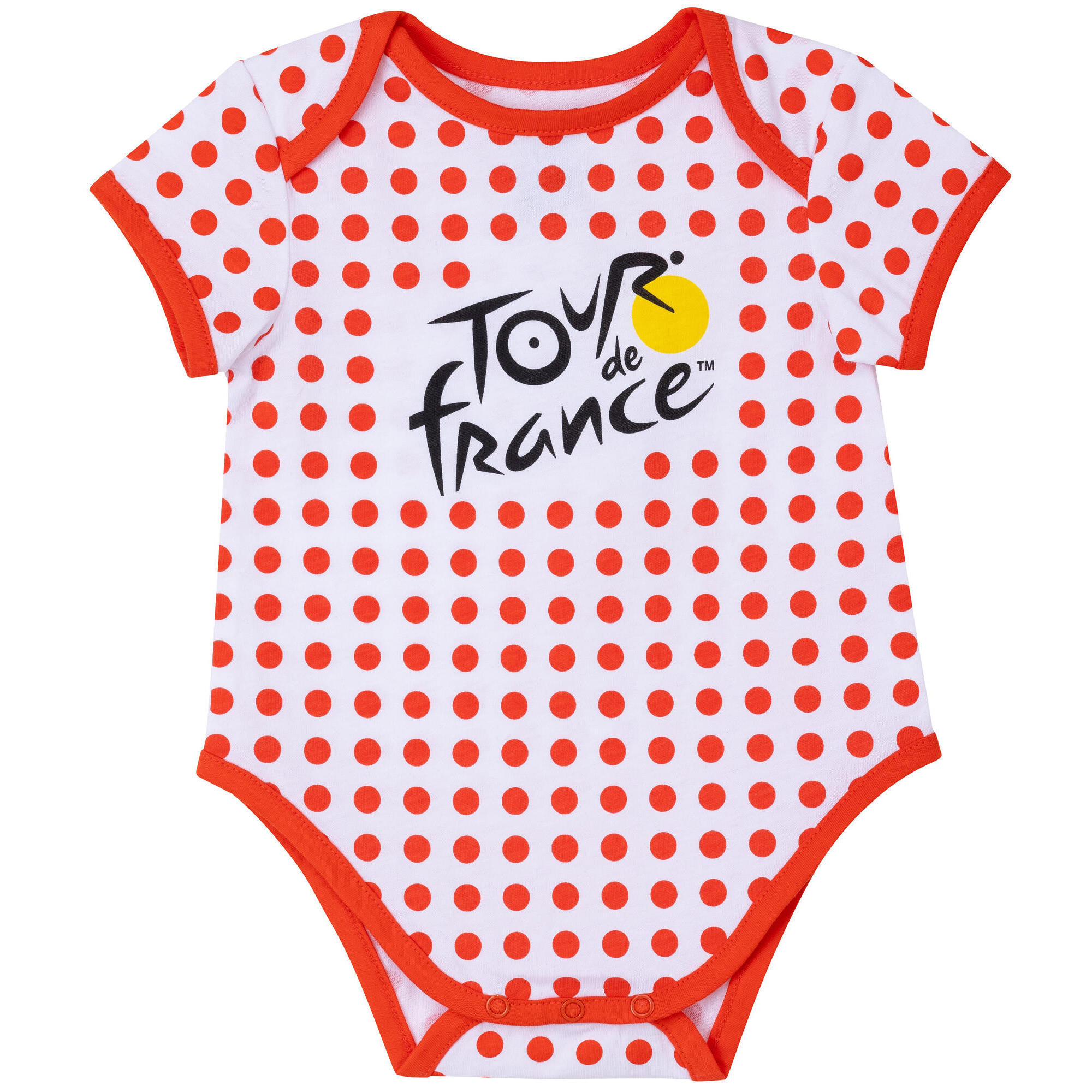 Tour De France - Body Bébé Grimpeur - Collection Officielle Tour De France - Cyclisme - T-shirt Manches Courtes - Blanc - 12 Mois - Decathlon